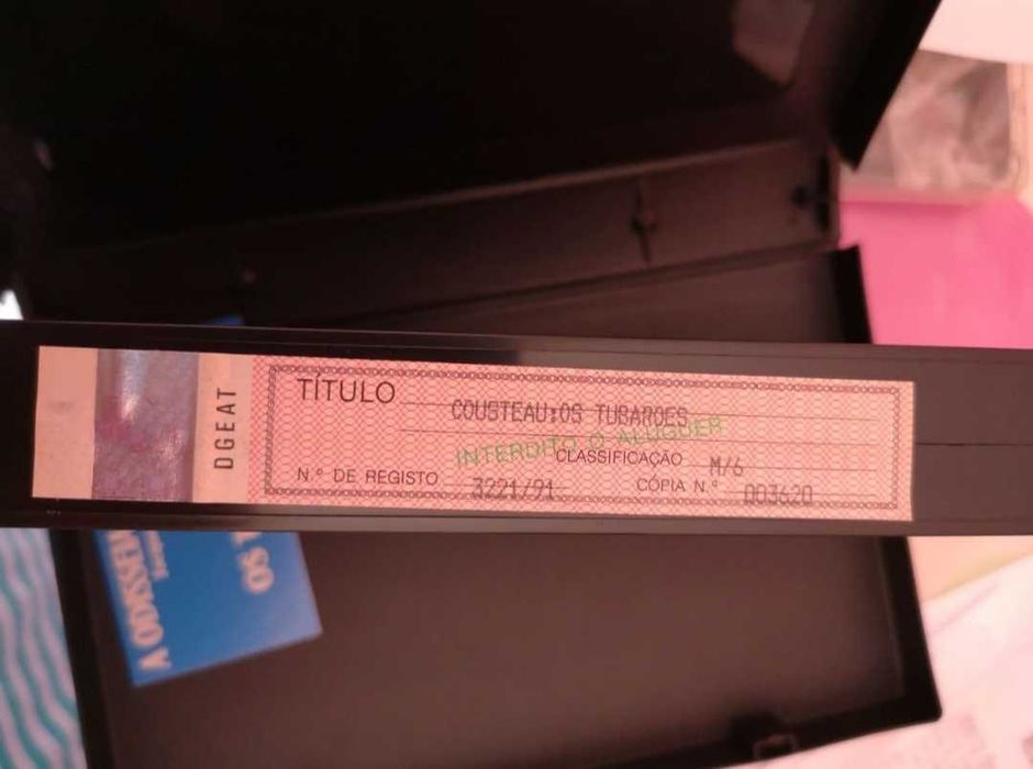 Cassetes VHS vida selvagem