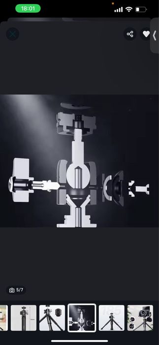 Ulanzi U-vlog lite 360 міні- штатив з кульковою головою