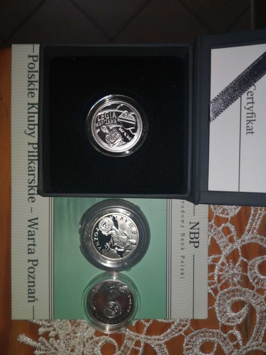 Monety 5 zł srebrne kluby piłkarskie