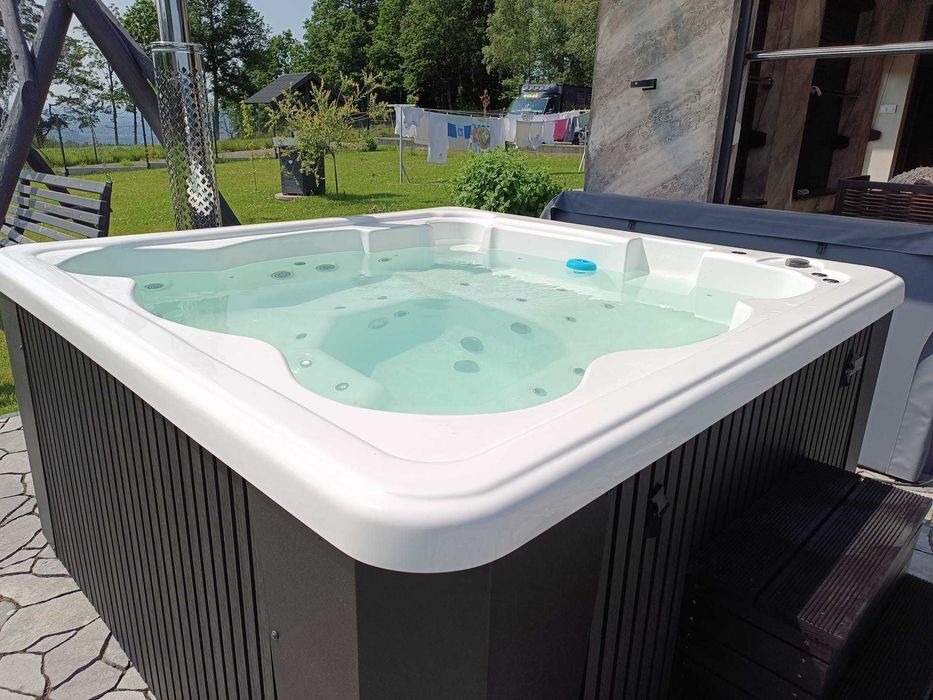 "WEZUWIUSZ" 6 osobowe Jacuzzi Balia ogrodowa gorąca beczka PREMIUM