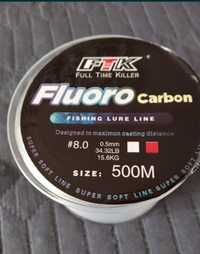 500 m.Fluorocarbon