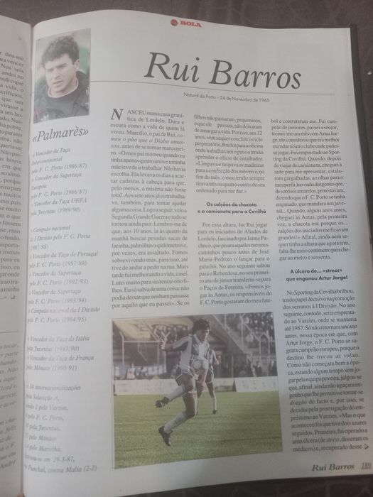 Livro 100 figuras do Futebol Português