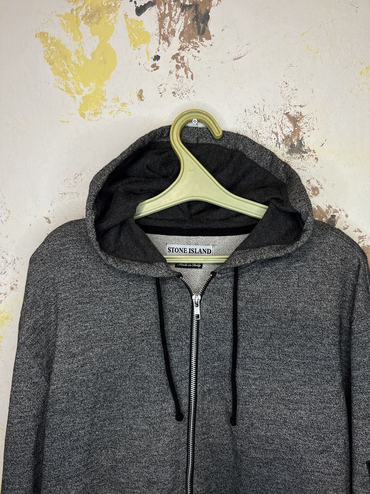 Худи на молнии Stone Island винтаж оригинал размер L