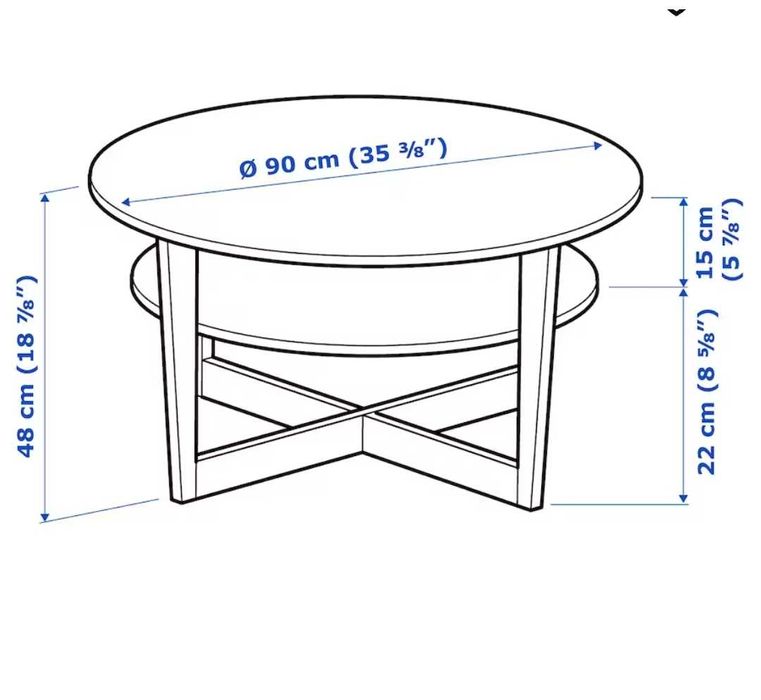 Mesa de centro IKEA VEJMON