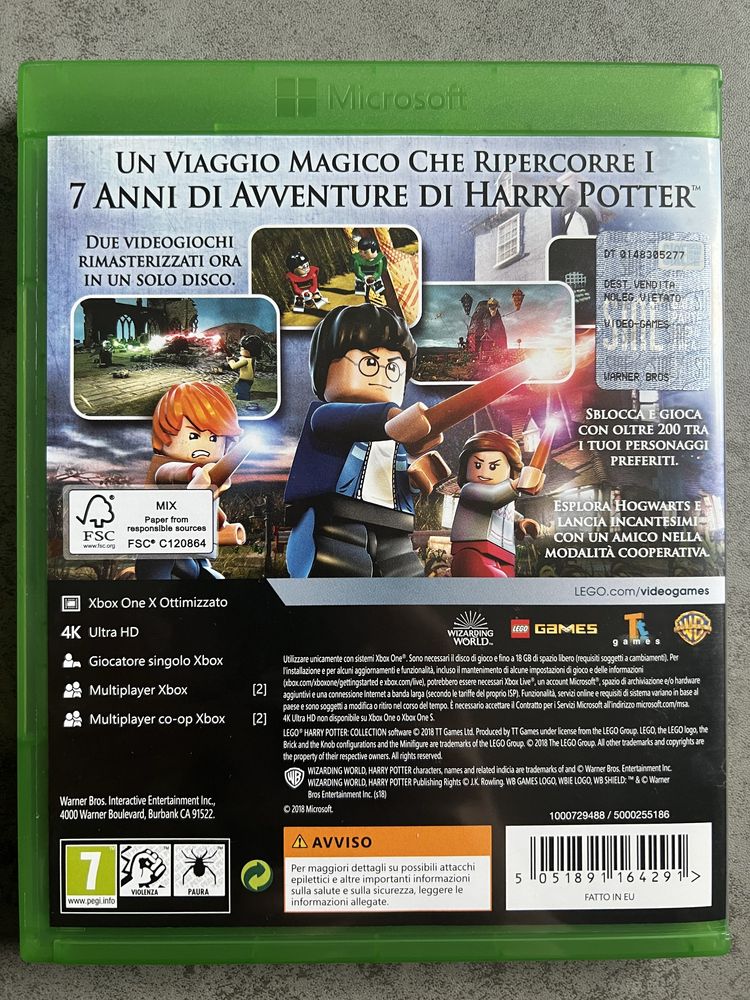 LEGO Harry Potter Collection Xbox one 1-4 i 5-7 gra