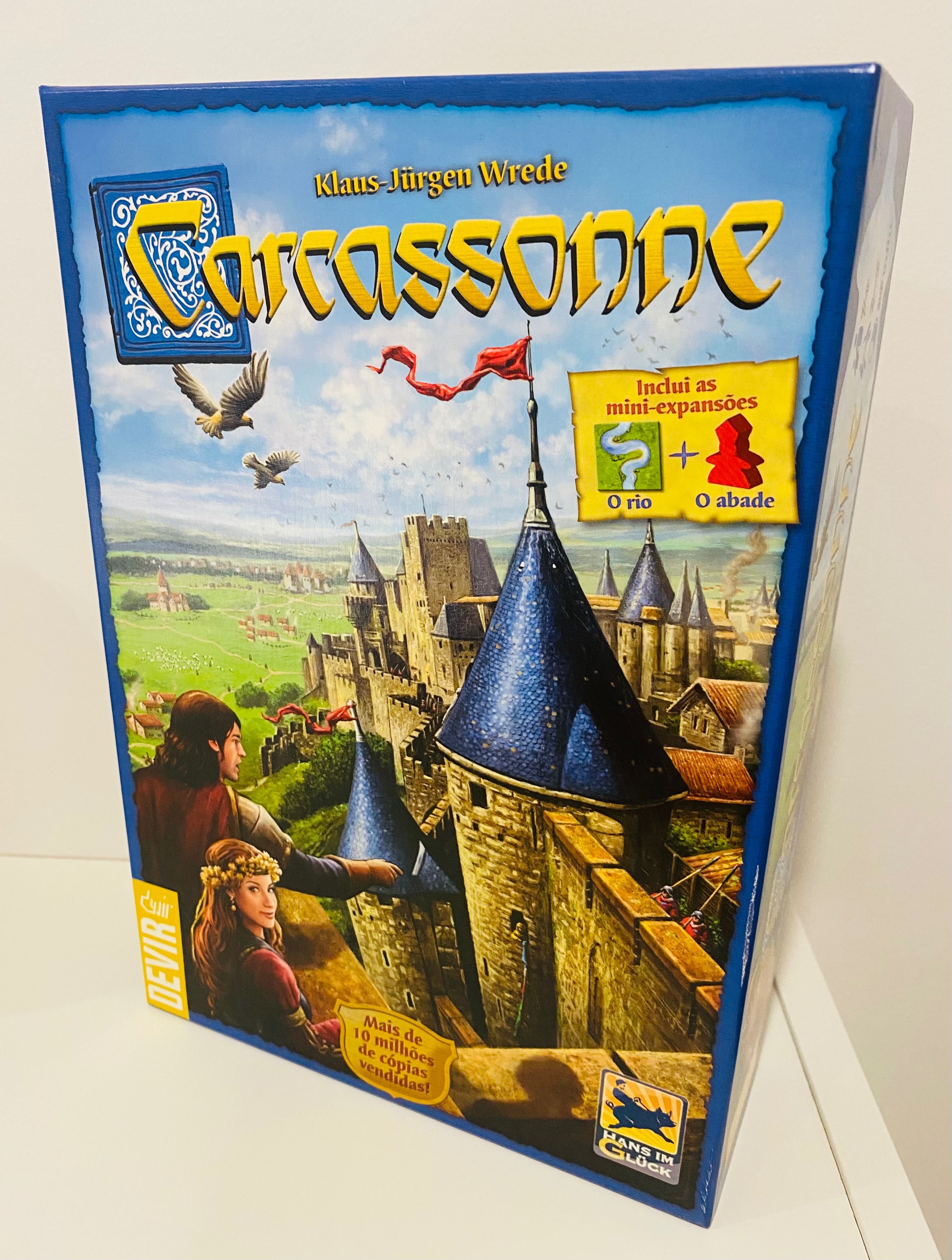 Carcassone jogo tabuleiro