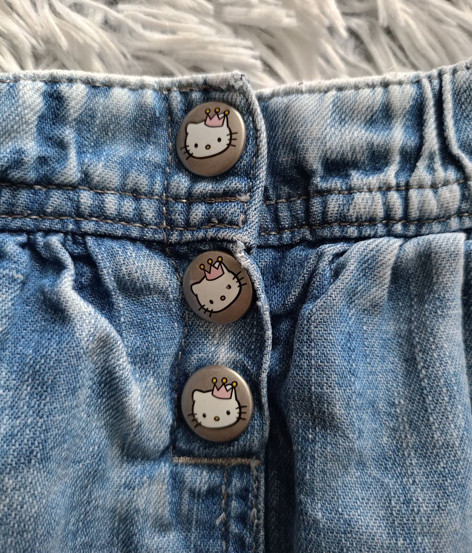 Jeansowa spódniczka Hello Kitty , H&M roz.110