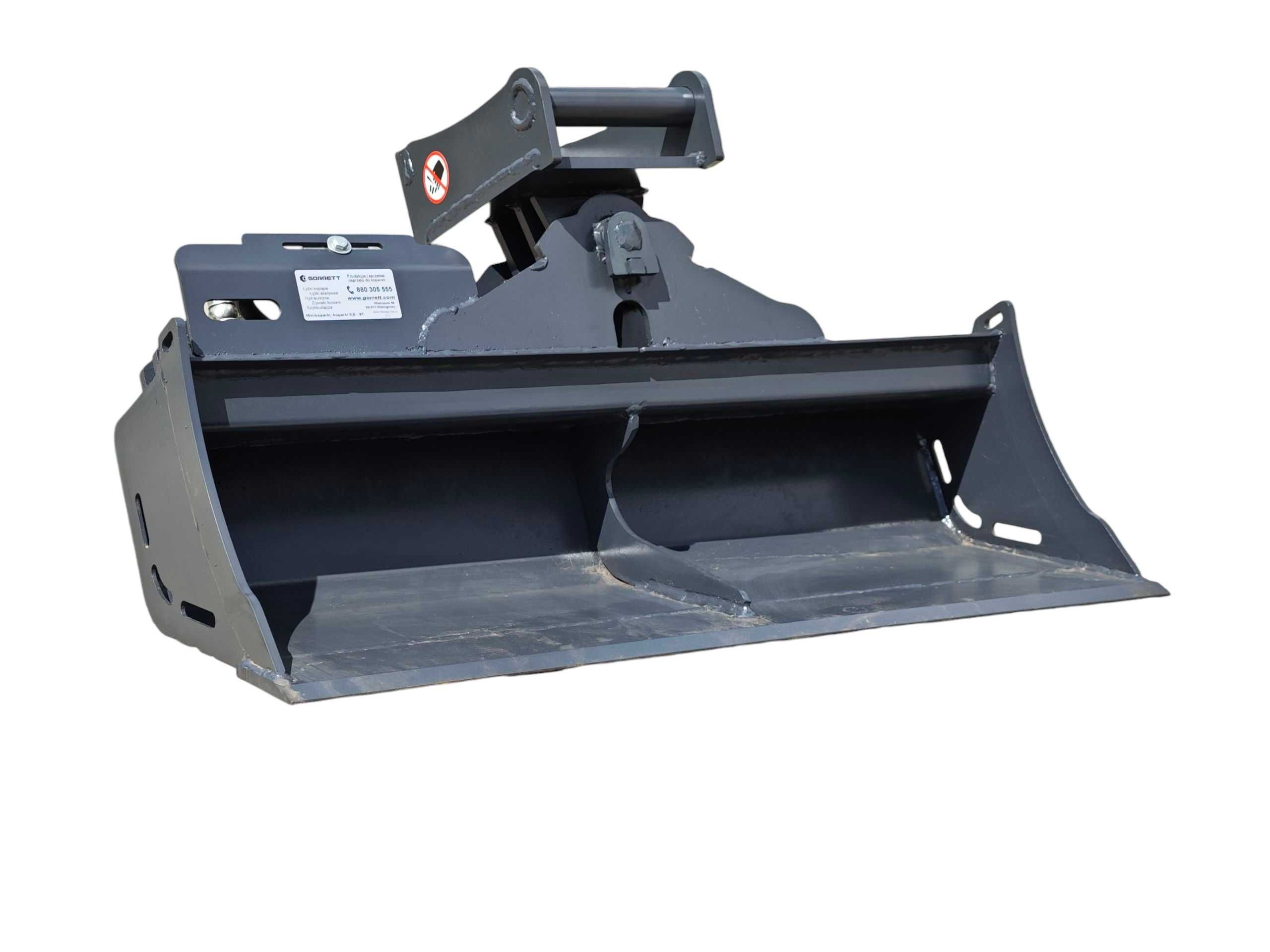 Łyżka skarpowa hydrauliczna minikoparka skarpówka JCB CAT BOBCAT MS01