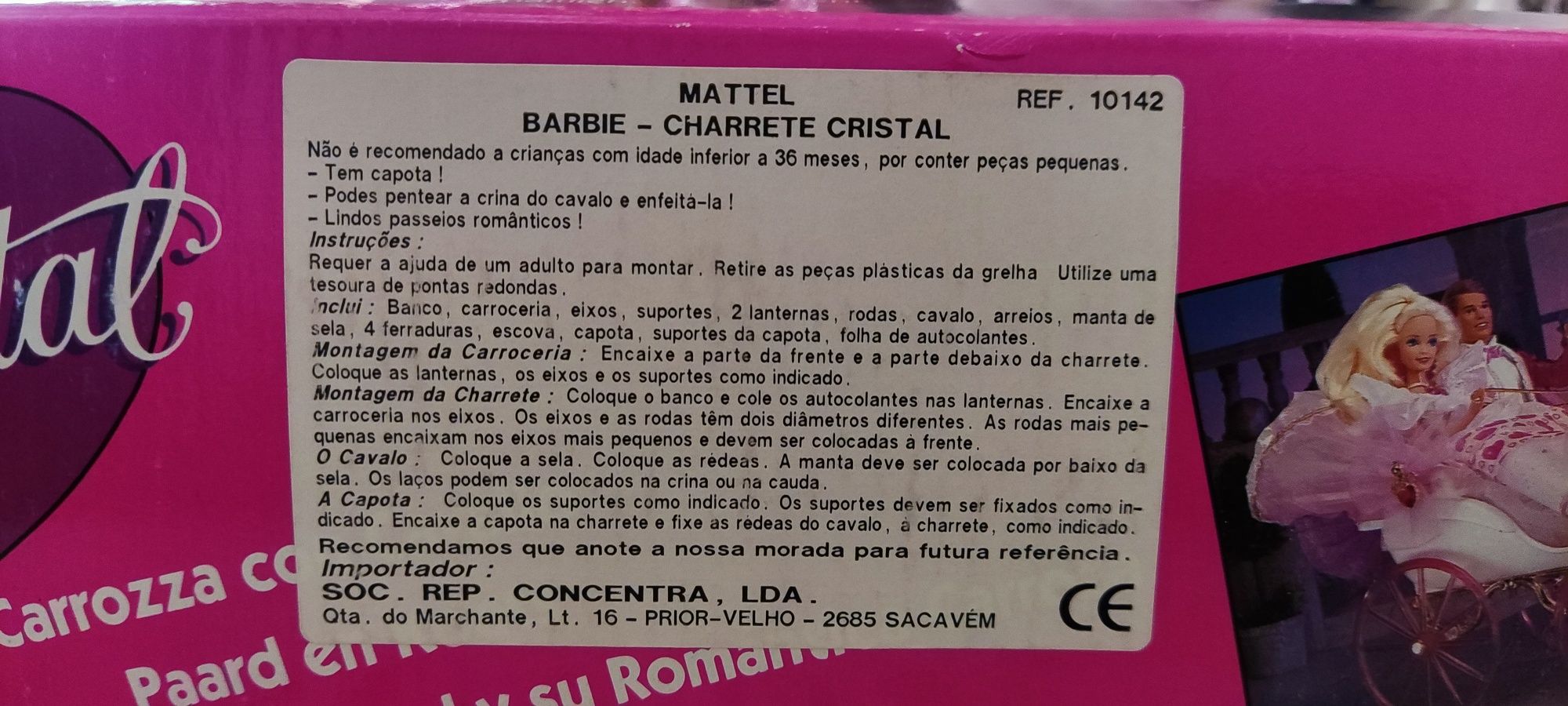 Barbie Vintage Charrete Cristal 1992