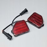 Tylne lampy przeciwmgielne Led czerwone Jeep Wrangler Jl 2018+