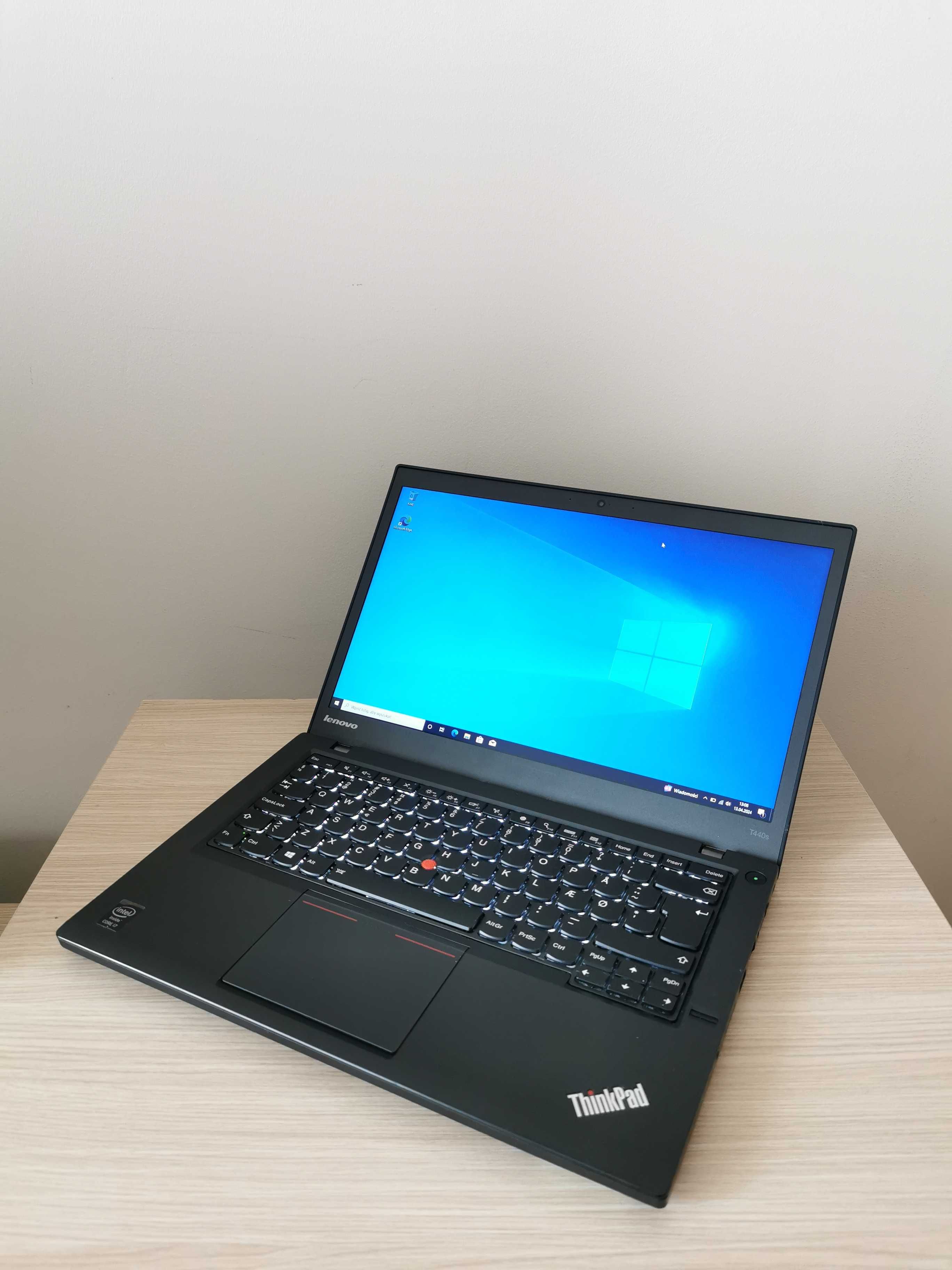 Lenovo ThinkPad T440s 14" Dwie baterie/ i7/12GB/256SSD/Win10