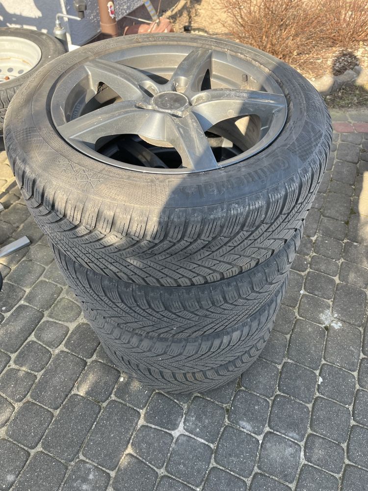 Kola 5x112 r16 opony zimowe continental