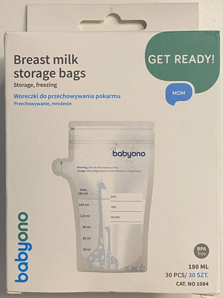Молокоотсос электрический Cmbear с пакетами для грудого молока