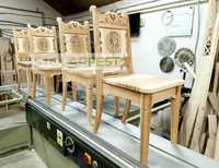 Krzesło dębowe jesionowe  góralskie zakopiańskie drewniane rzeźbione