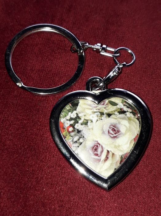 Dia dos Namorados presente porta chaves coração para por fotografia