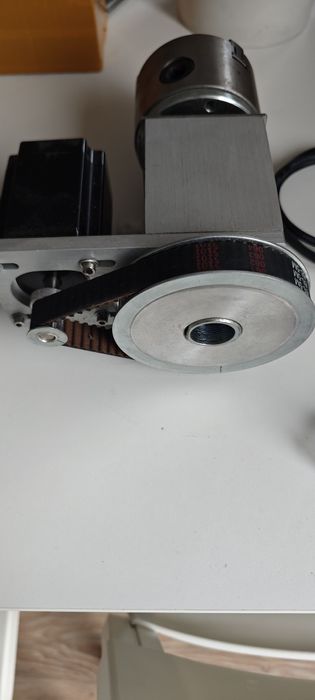 Czwarta Oś CNC Obrotowa Zestaw do frezarki, jak nowa, uchwyt 80mm