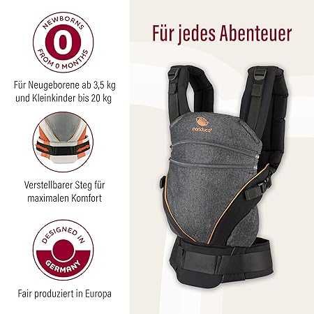 Nosidło Ergonomiczne Klamrowe Manduca XT Dla Dziecka Nosidełko