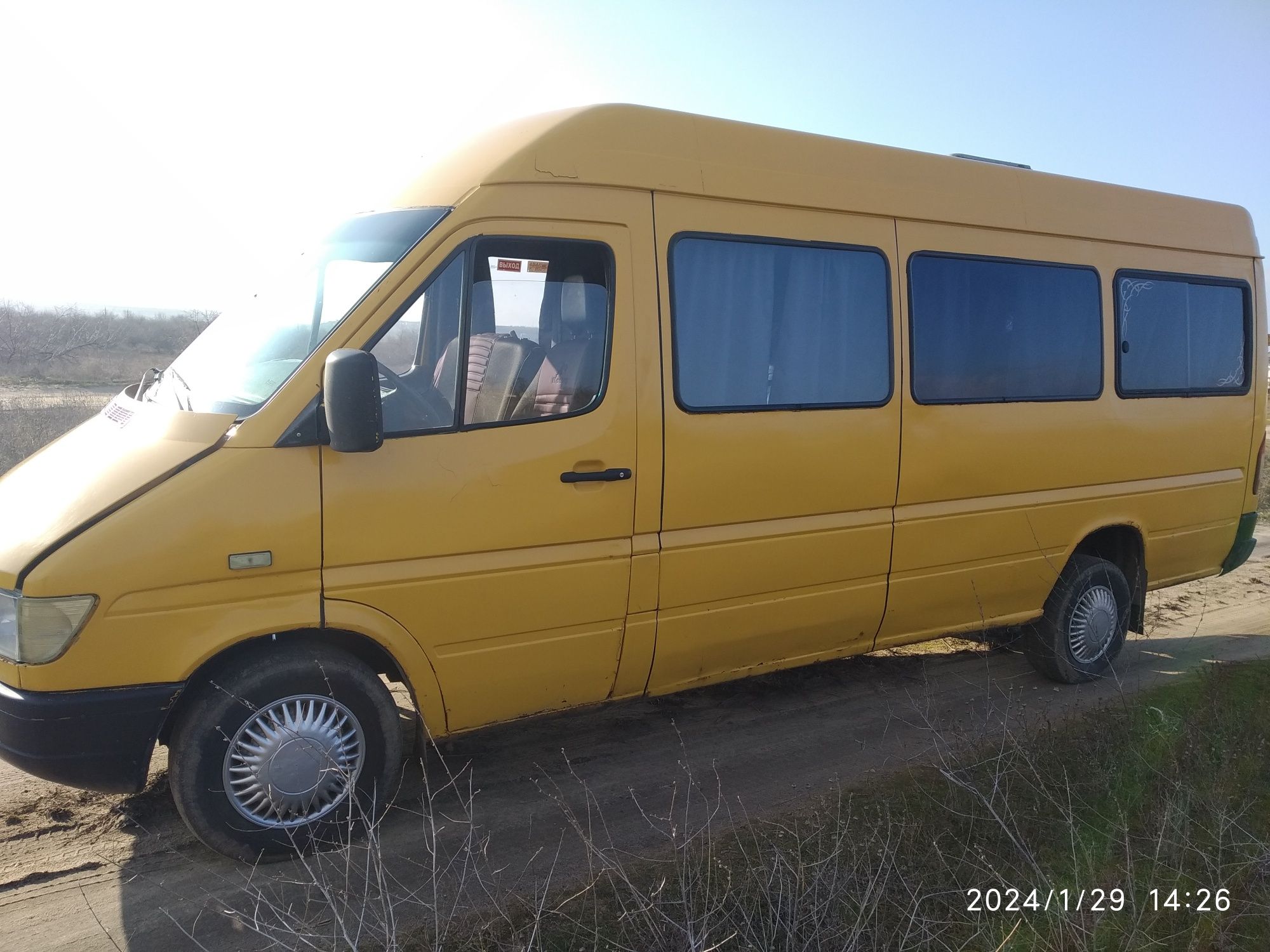 Mercedes sprinter 2,9 TDI 19 мест довга база пасажир