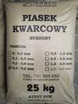 Piasek kwarcowy do piaskowania 0,3 - 0,8 mm Hydropiaskowanie