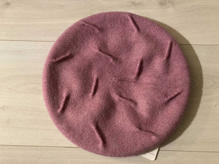 beret nowy z metką 38% wełna
