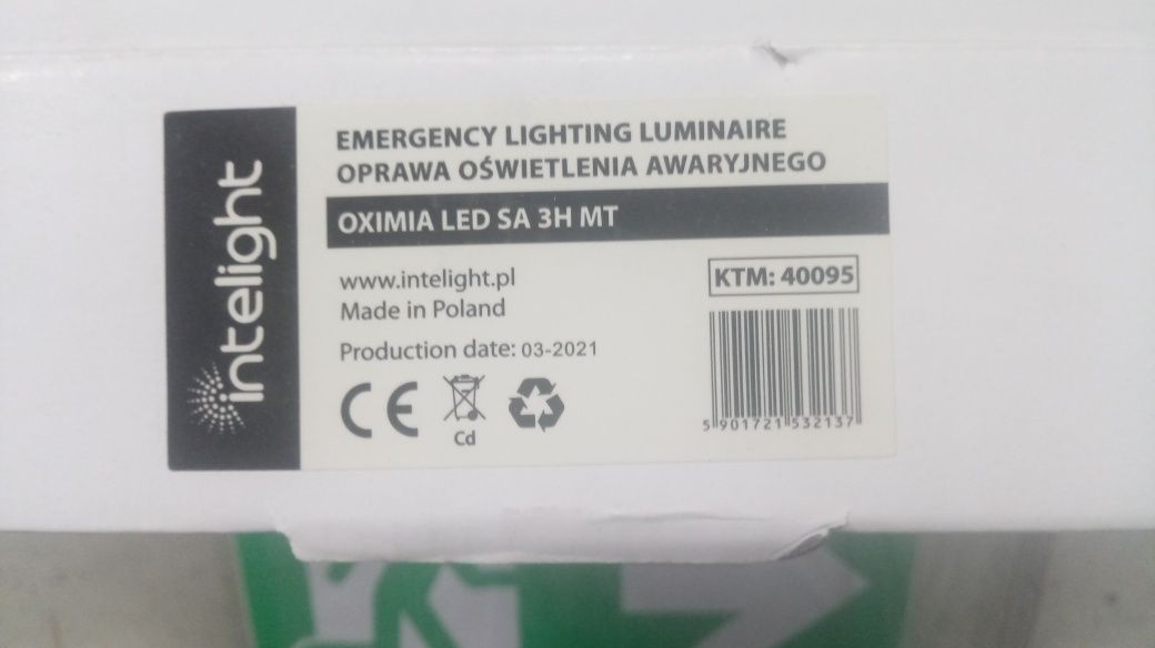 Oprawa oświetlenia awaryjnego OXIMIA LED SA 3H MT

OXIMIA LED SA 3H MT