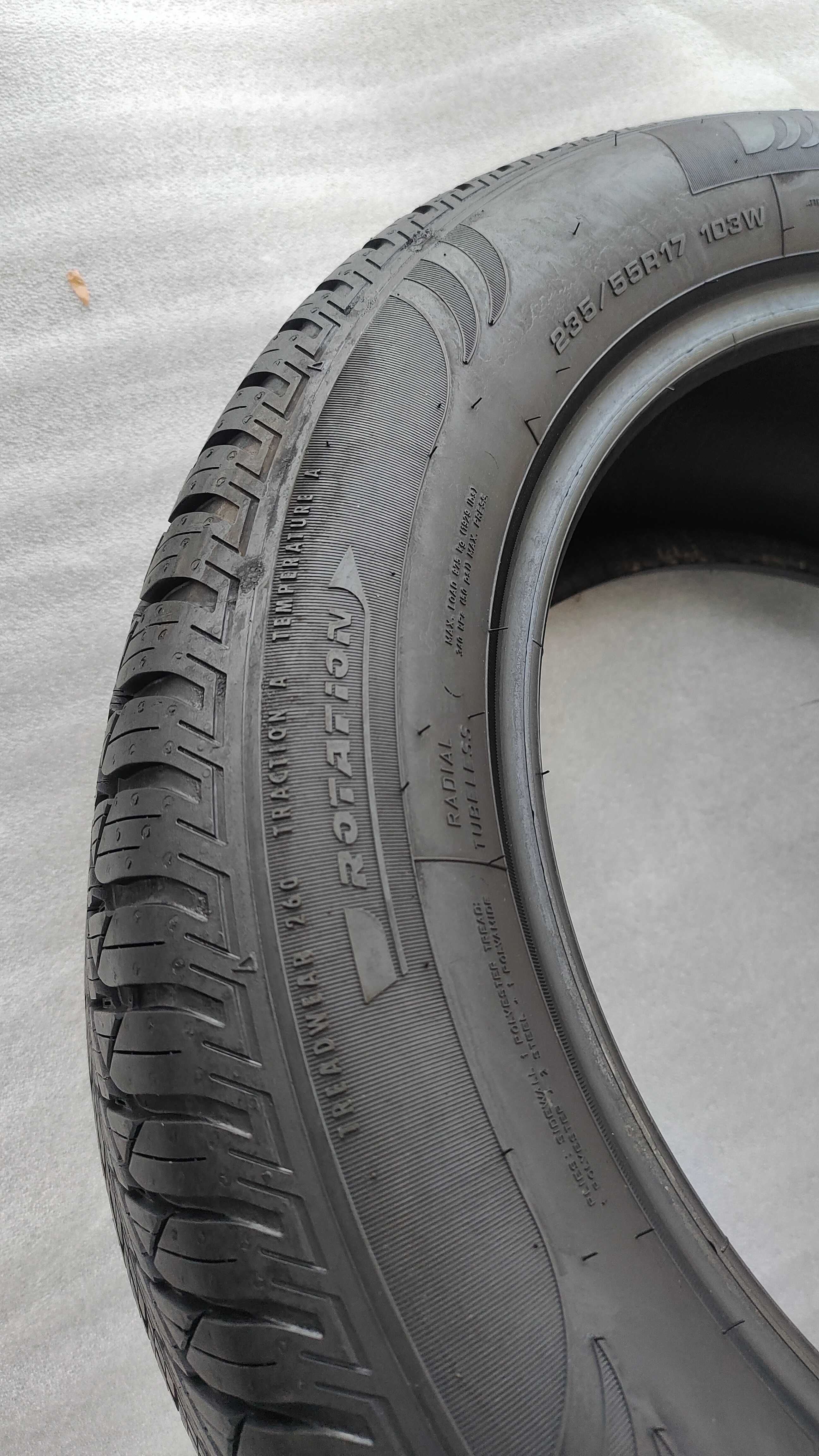Opona Całoroczna 235/55/17 Fulda 7,5mm 2023r