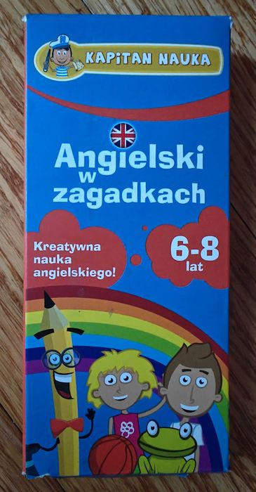Angielski w zagadkach 6-8 karty dla dzieci kapitan nauka, Warszawa