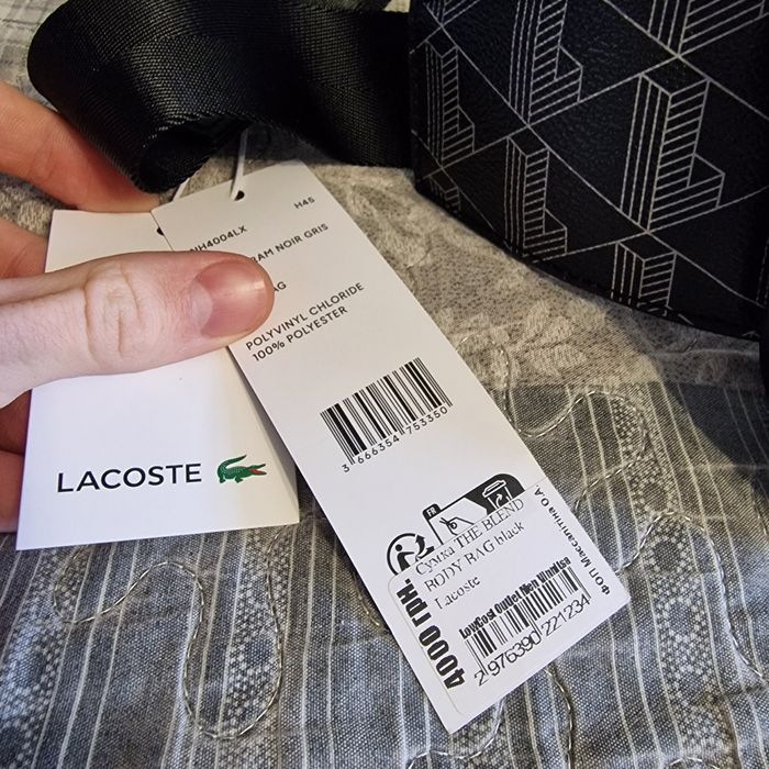 Сумка Lacoste Monogram нова, оригінал.