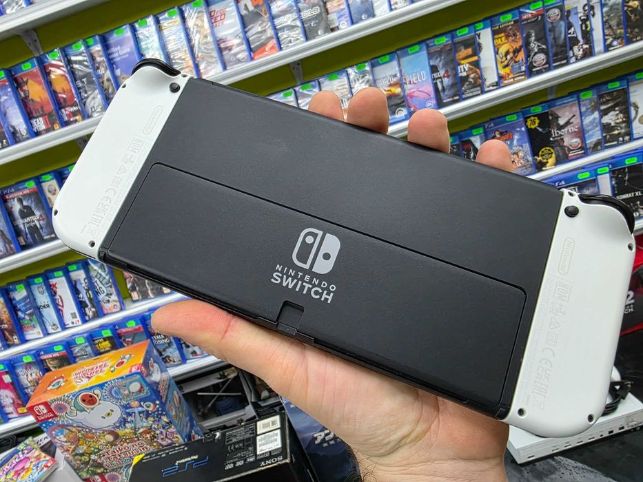 Konsola Nintendo Switch OLED + 4 gry + Gwarancja 12 mc SKLEP ZAMIANA