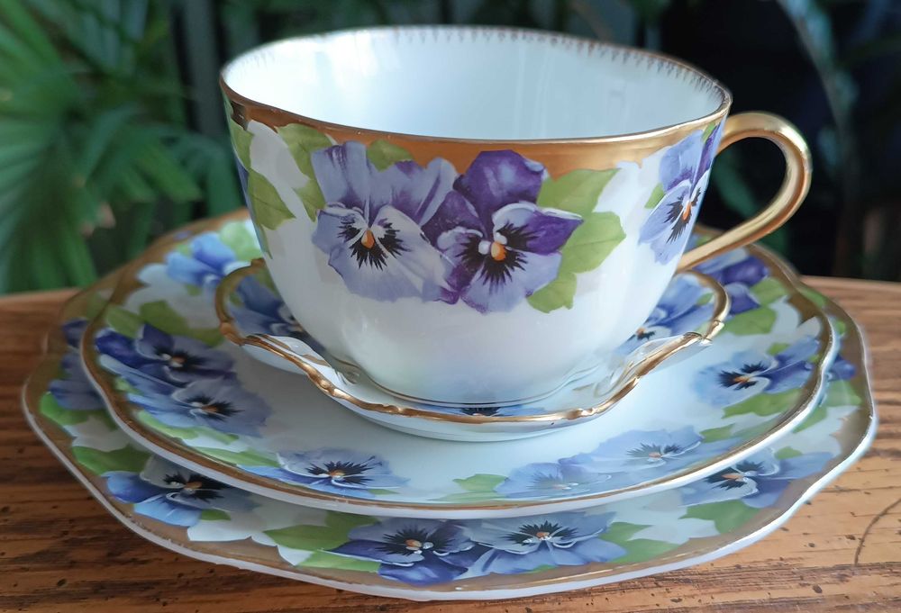 Porcelanowy kwartet do herbaty Rosenthal, Viktoria Luise.