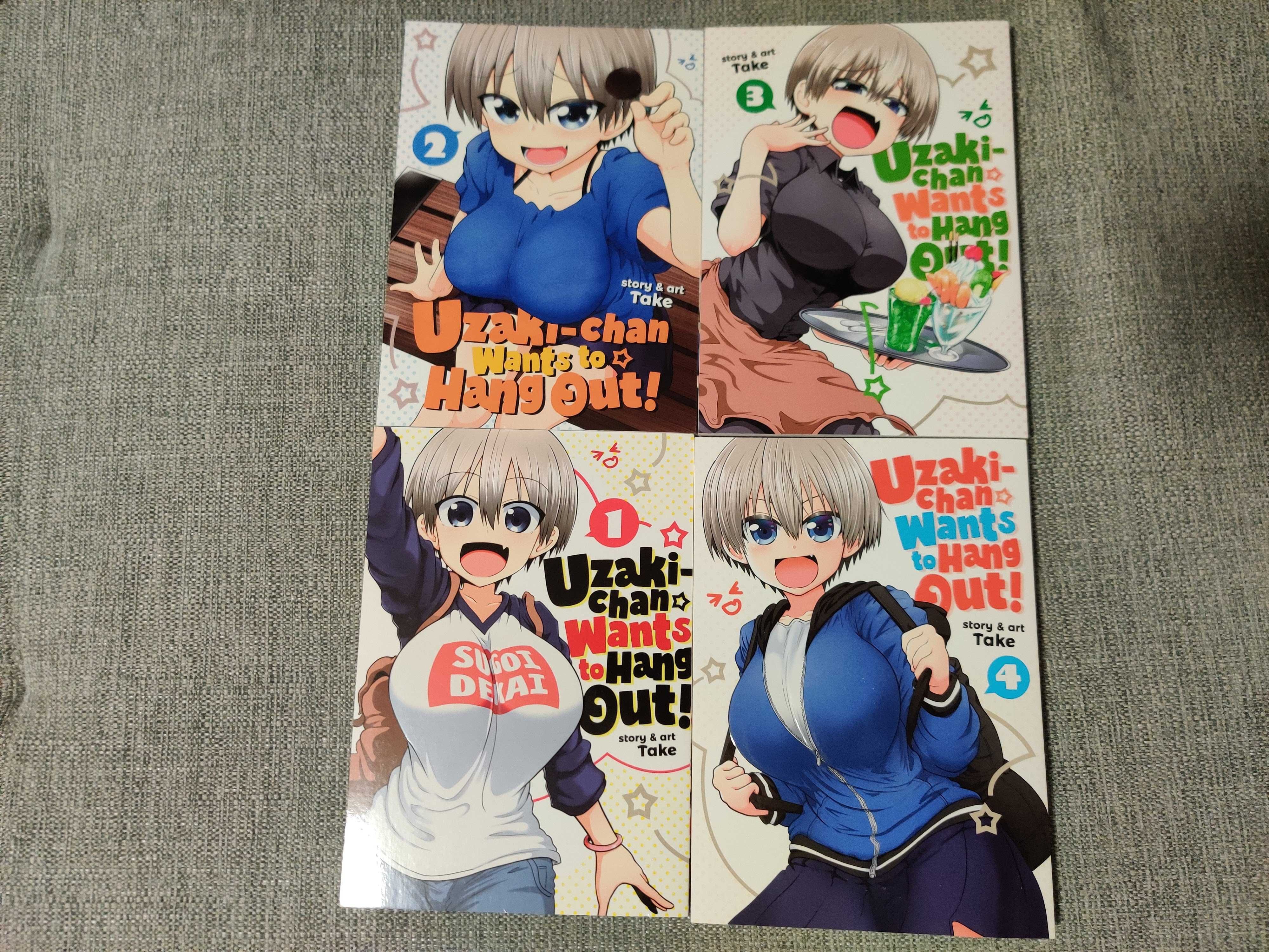 Manga Uzaki-chan Wants to Hang Out! 1-4 Po Angielsku