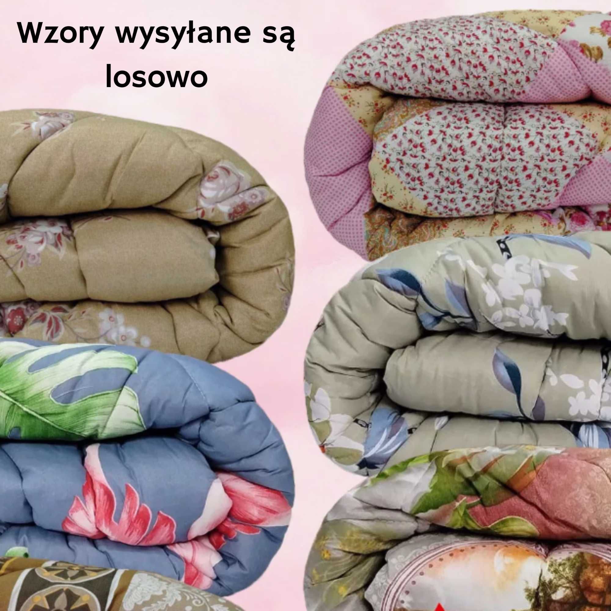Kołdra +Poduszka Nowe kołdry całoroczne 160x200 do hosteli pod wynajem