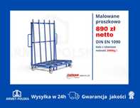 Wózek do transportu szkła