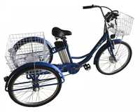 Велосипед електро трицыкл трехколесный велосипед