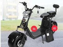 Нові Електро 2000 ват 20ah 40ah Скутер Самокат Байк City Coco