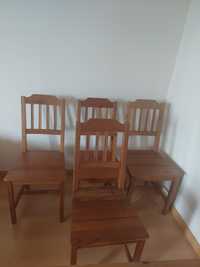 4 cadeiras madeira