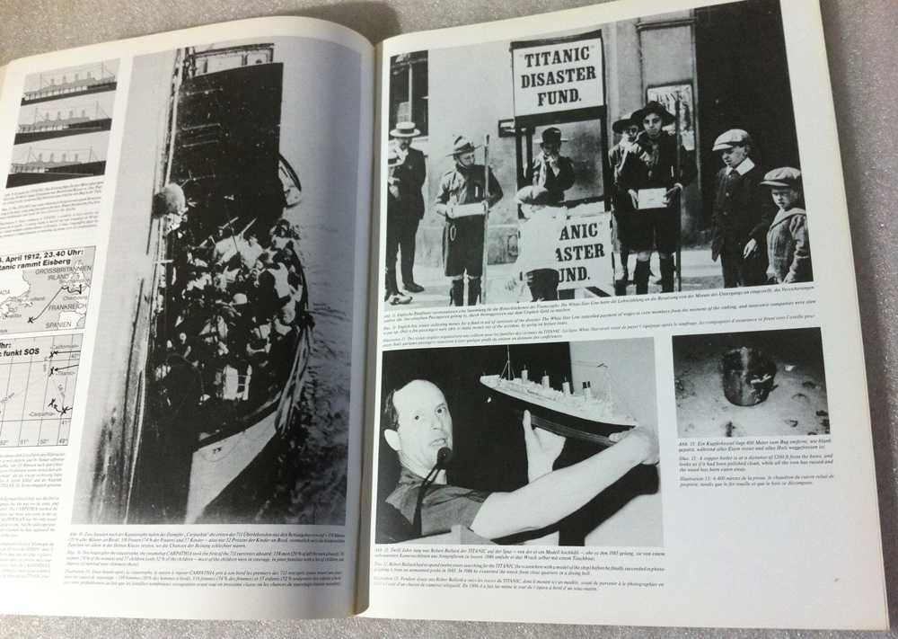 Antigo Álbum construir o "Titanic" da Taschen ~ 135 cms comp. ~ RARO