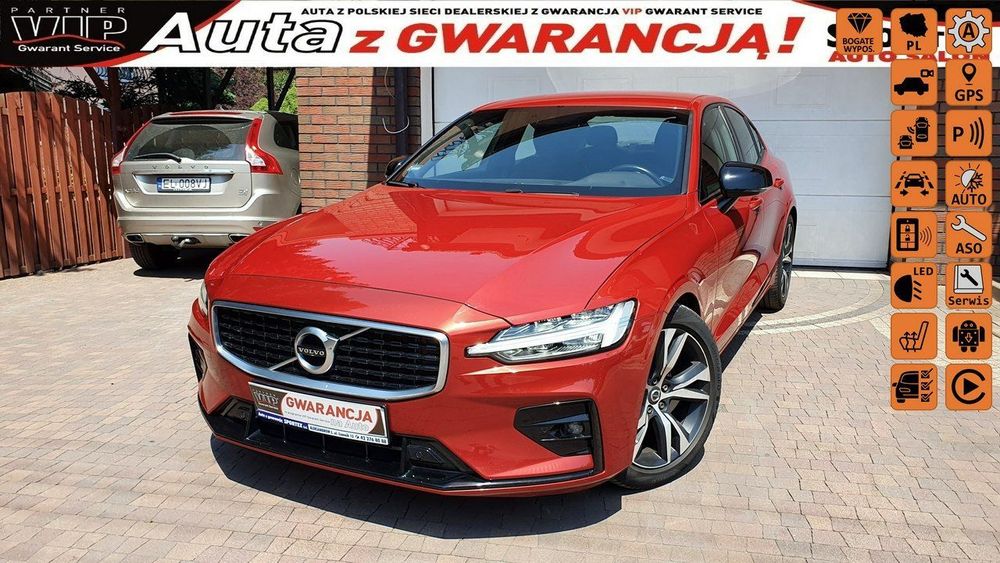 Volvo S60 T4 R-Design, Salon PL, serwis ASO, Bezwypadkowy , Navi, AT, kamera
