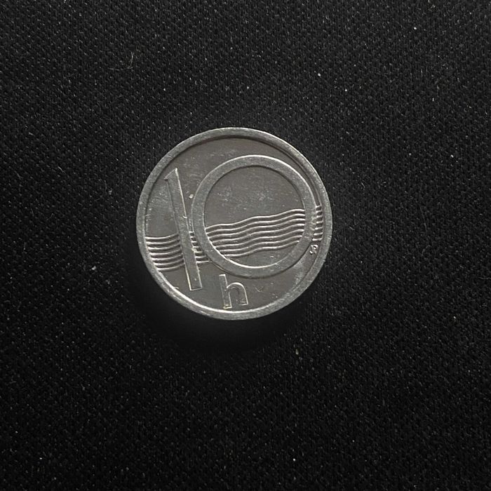 Moneta Czechy - 10 HALERZY 1997r