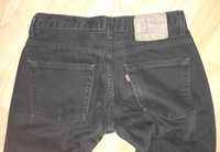 Czarne spodnie meskie jeans Levis 535 W30L30