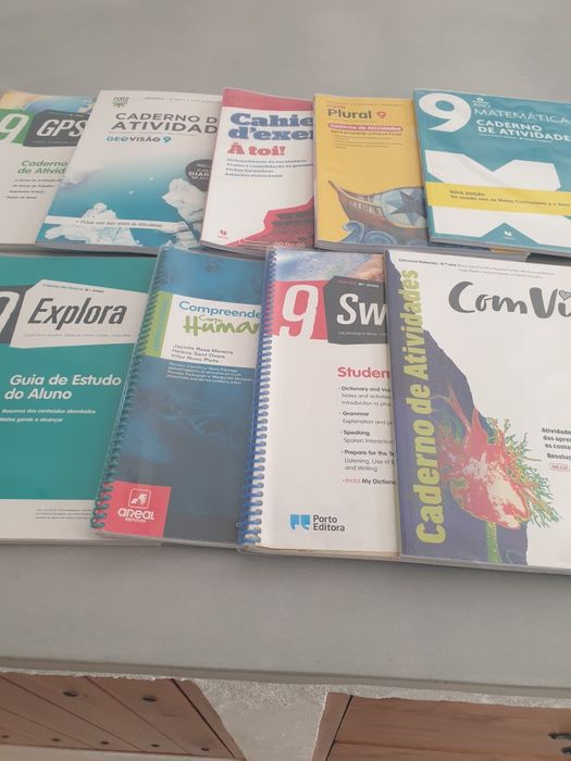 Cadernos de atividades 9°ano