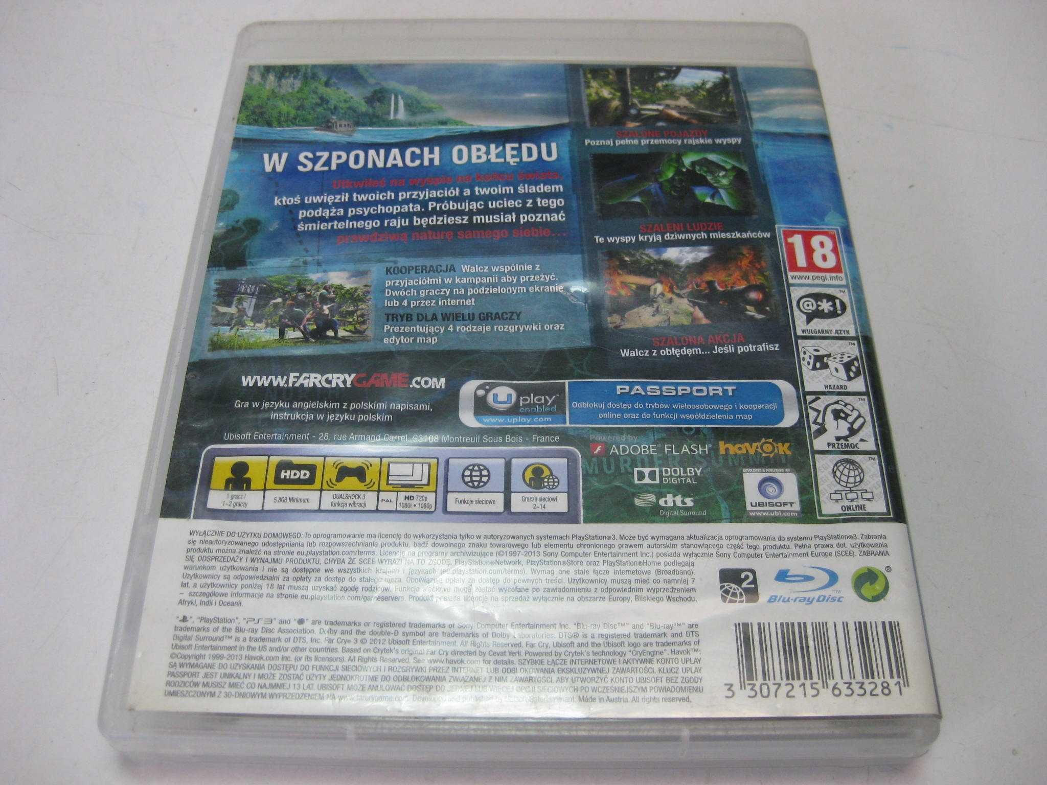 Gra na PS3 PlayStation 3 Far Cry 3 PL