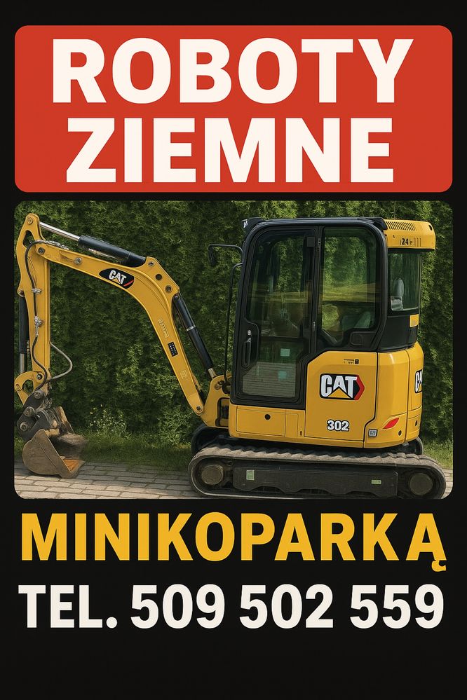 Roboty ziemne minikoparką