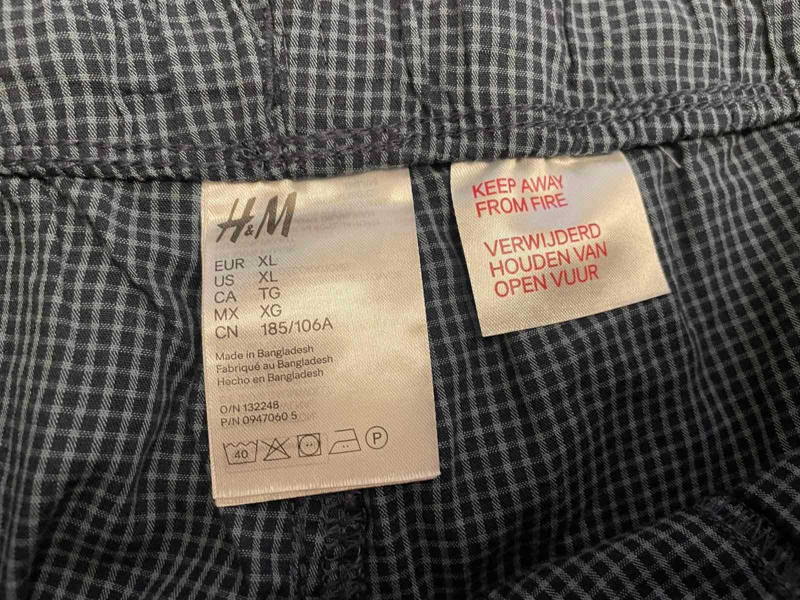 Комплект піжамних штанів H&M, розмір ХL