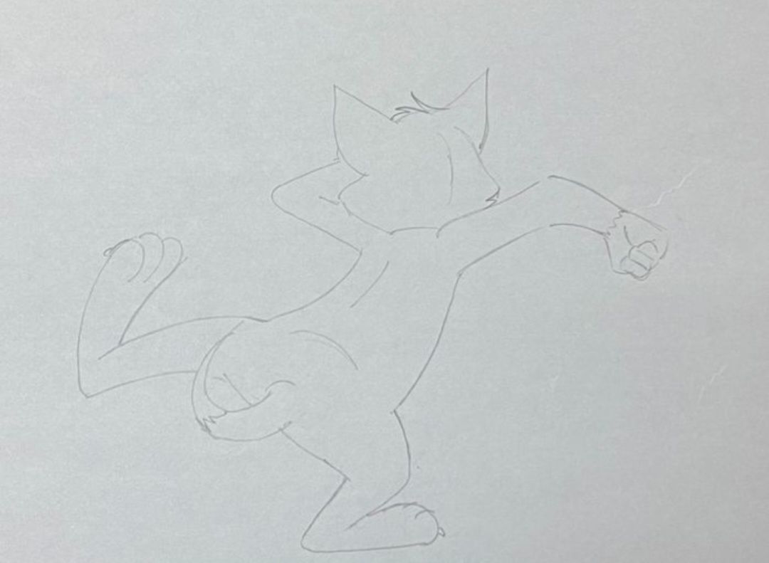 The Tom and Jerry Show (1975 TV series) - Original Drawing of Tom,