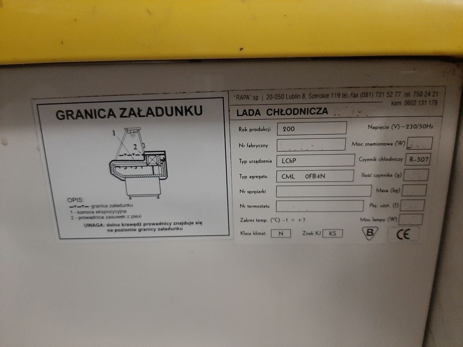 Lada chłodnicza używana