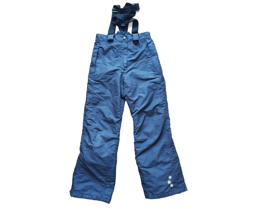 Spodnie narciarskie dziecięce dla dziewczynek rozmiar 134