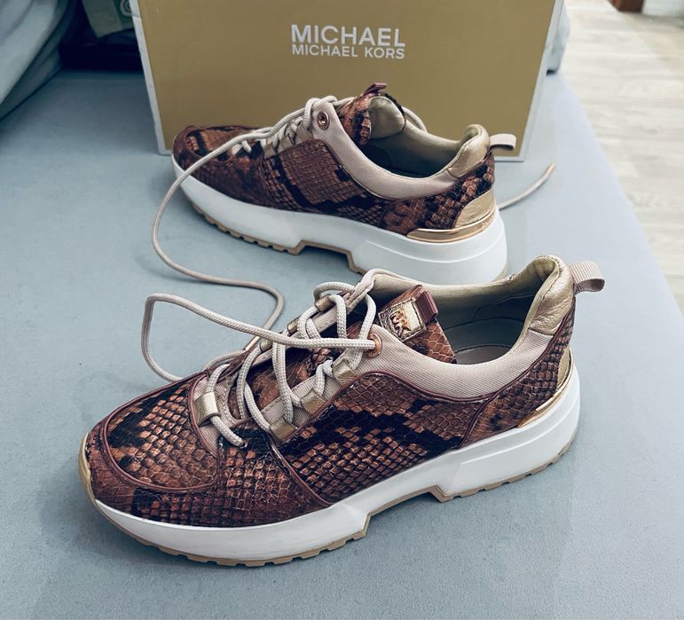 Кеды кроссовки michael kors 7M 37 кожа