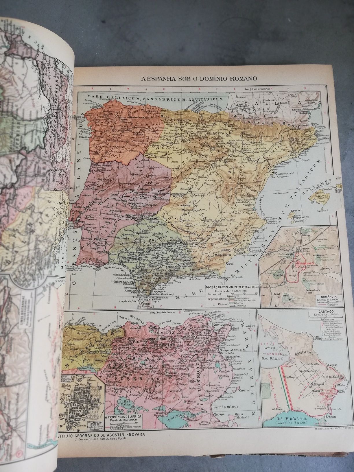 Atlas antigo n. º 218 de João Soares Prof. dos Pupilos do Exercito