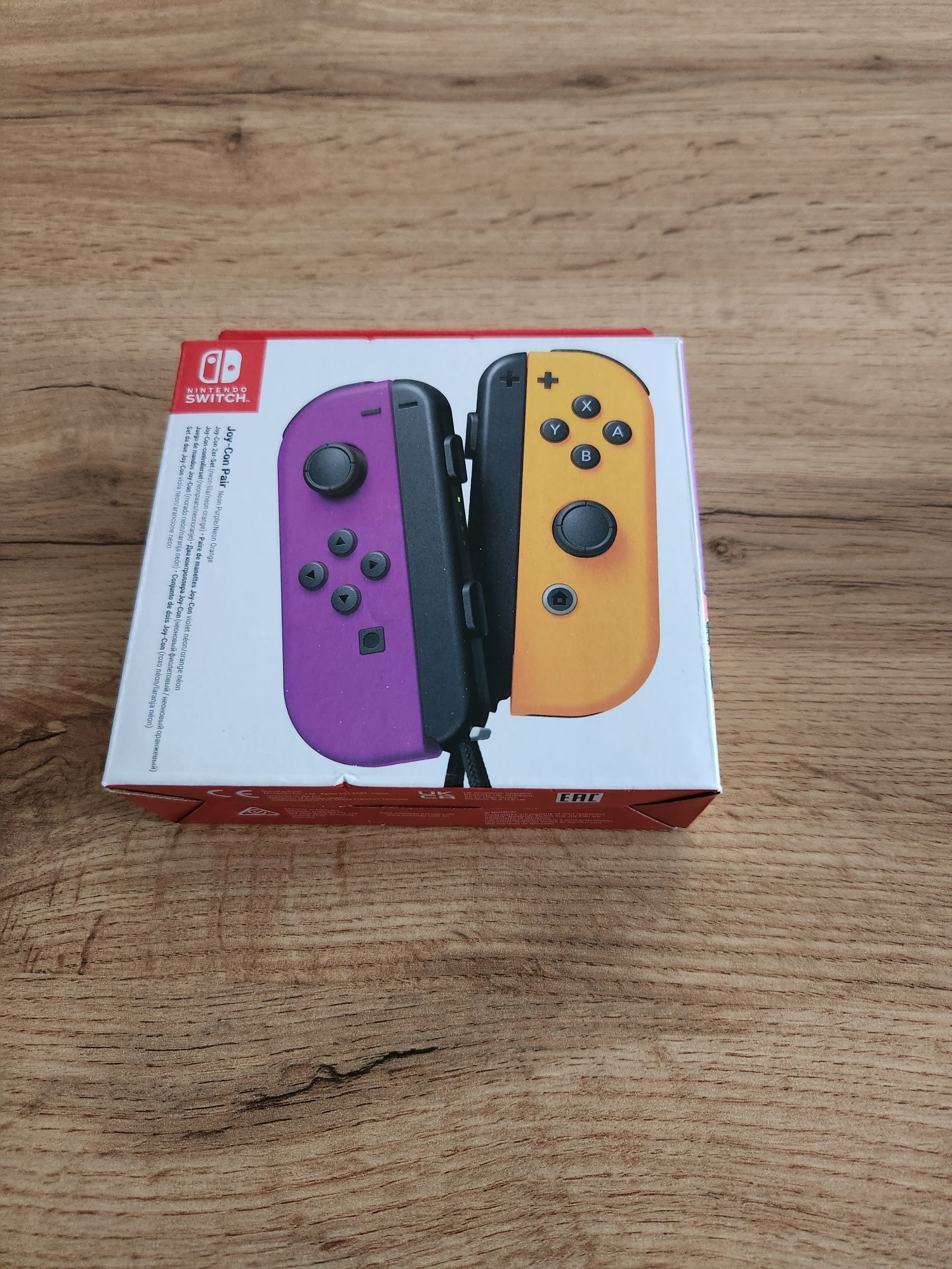 Oryginalne Joy-ceny fioletowo-pomarańczowe Nintendo Switch